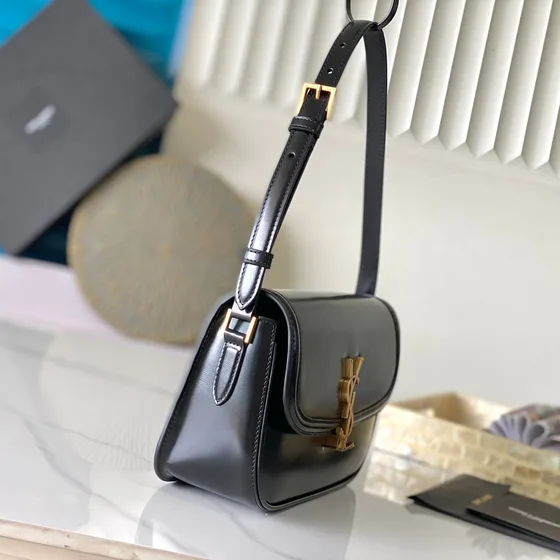 YSL Solferino Skuldertaske Sort Skuldertaske
