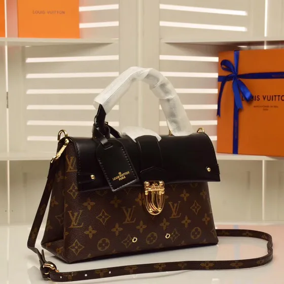 Louis Vuitton One Handle Brun/Svart Topphandtag