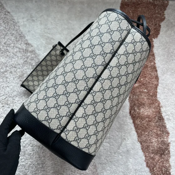 Gucci Ophidia Gg Medium Сумка-шоппер Бежевый/Чёрный Сумка-шоппер