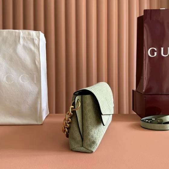 Gucci Gucci Blondie Сумка на плечо Light Sage Зелёный Сумка на плечо