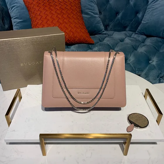 Bvlgari Serpenti Forever Skuldertaske Lyserød Skuldertaske