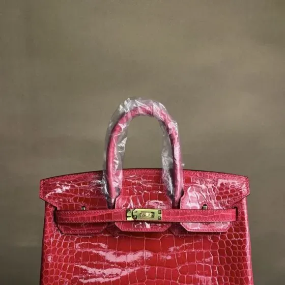 Hermes Birkin Red Top Handle