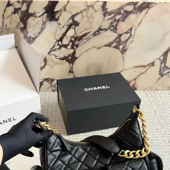Chanel Chanel 19 Hobo Bag Black Hobo