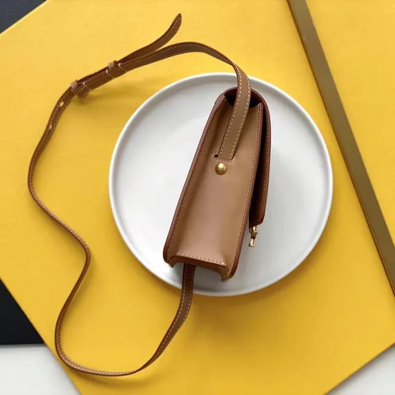 YSL Kaia North South Satchel Apricot Crossbody