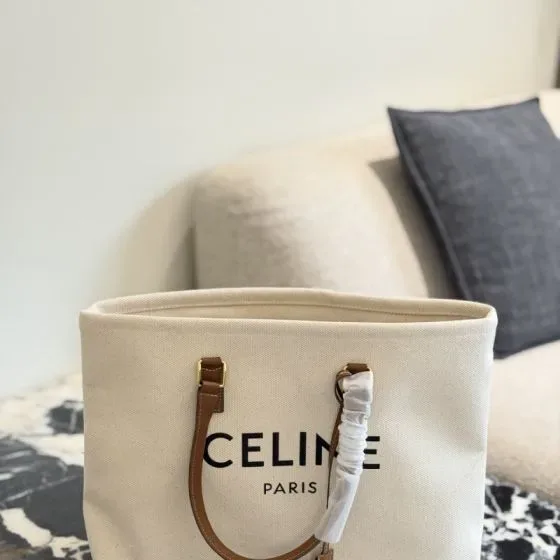 Celine Cabas Beige Tote Bag