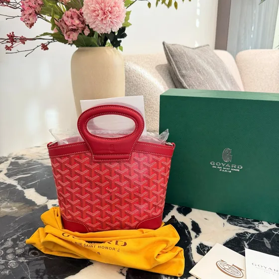 Goyard Conti Estuche Rojo Estuche