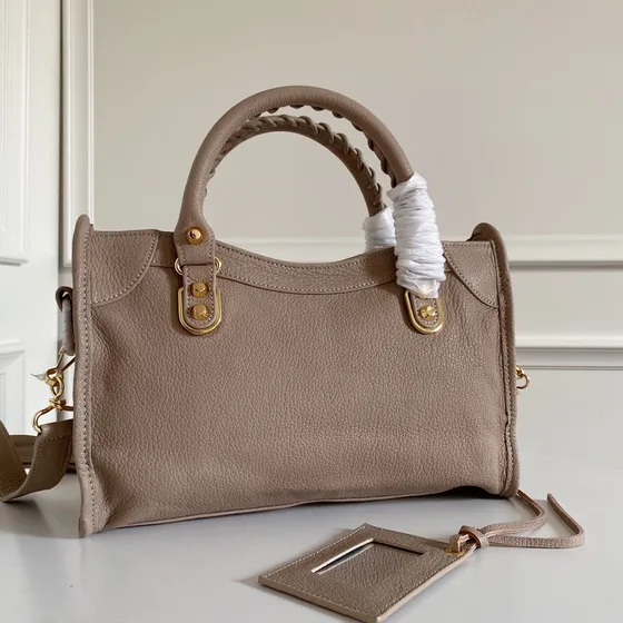 Balenciaga City Small Taupe Top Handle