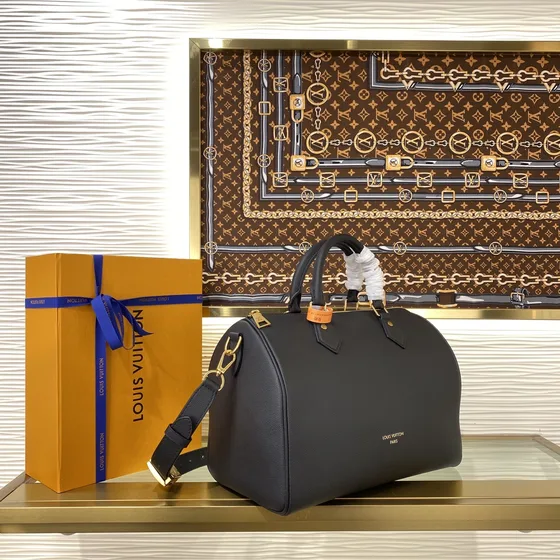 Louis Vuitton Speedy Bandouliere Noir Anse supérieure