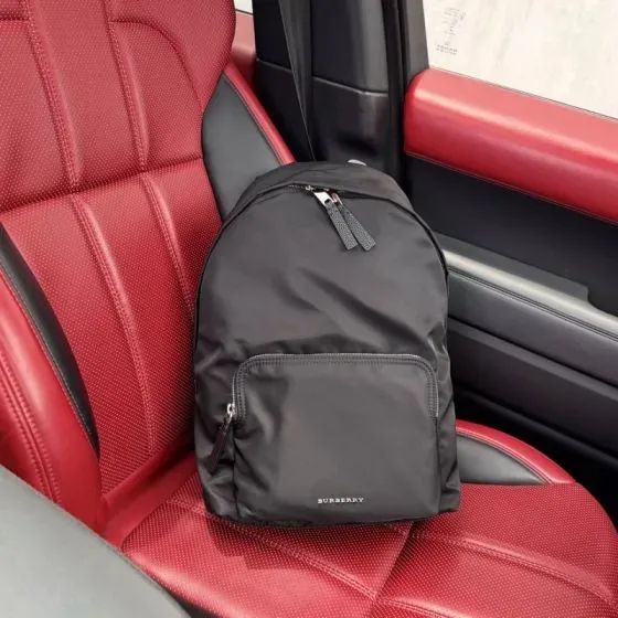 Burberry Nylon Backpack Black Backpack