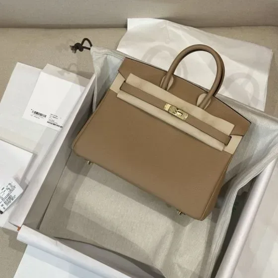 Hermes Birkin 25 Etoupe 25 cm Top Handle