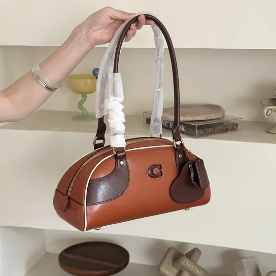 Coach Dome Shoulder Bag Brown Shoulder Bag