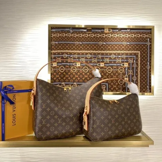 Louis Vuitton Slouchy Mm Brown Shoulder Bag