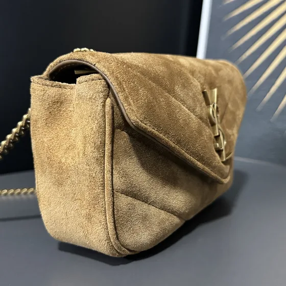 YSL Cassandre Envelope Chain Bag بيج Crossbody