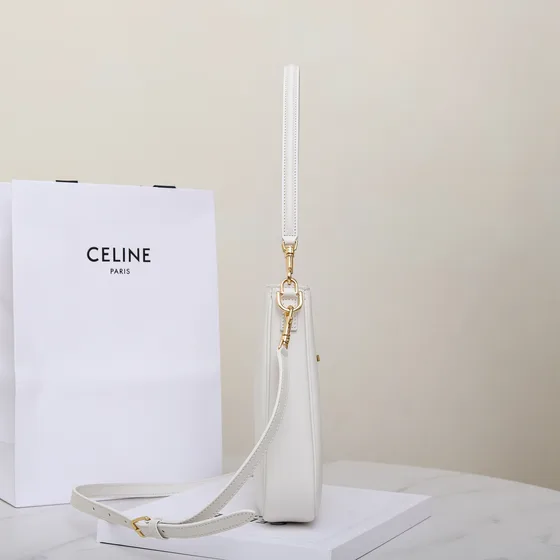 Celine Camille 16 Soft Hvid Skuldertaske