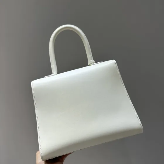 Delvaux Le Brillant Hvid Tophåndtag