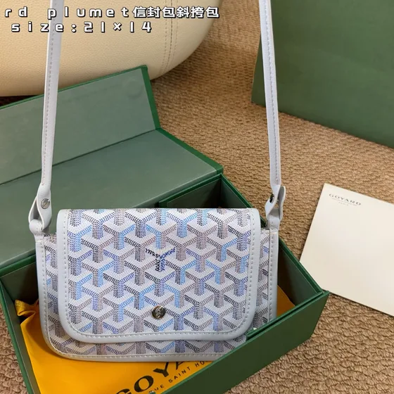 Goyard Plumet Weiß 21×14cm Crossbody