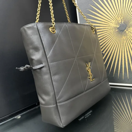YSL Jamie Shopping Tote Gray Tote Bag