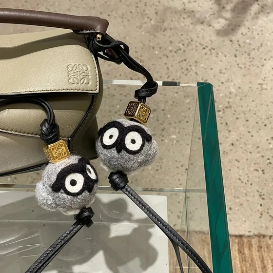 Loewe Owl Charm Svart/Grå Etui