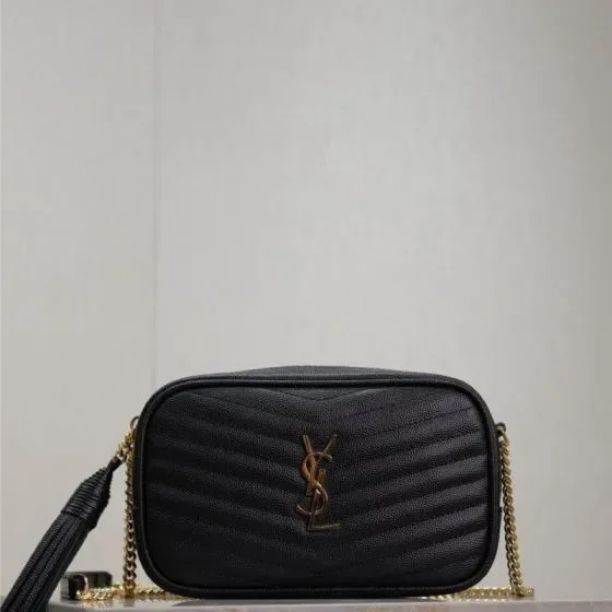 YSL Lou Camera Bag Black Crossbody