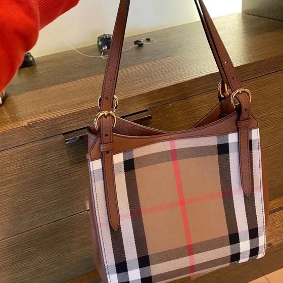 Burberry Check Bolso tote Marrón Check Bolso tote