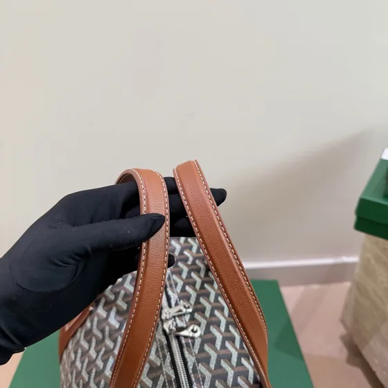 Goyard Barrel 40 Sports Bag Brown Crossbody