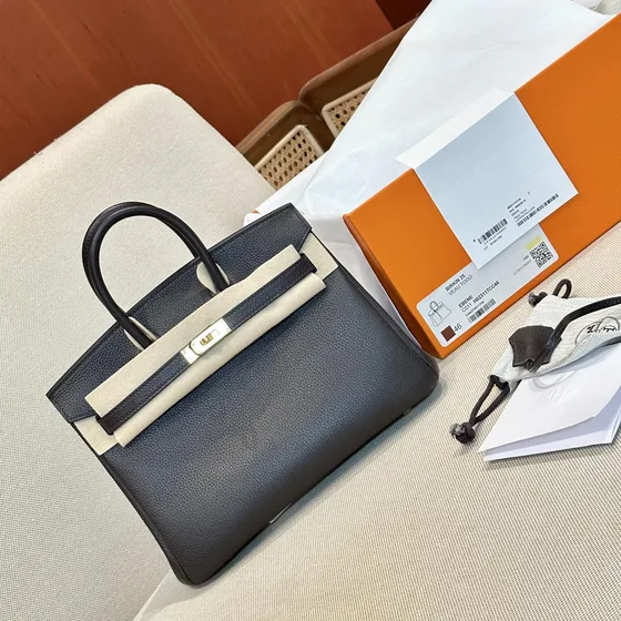 Hermes Birkin Sort Tophåndtag