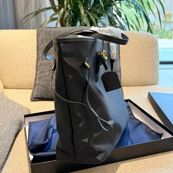Prada Nylon Tote Bag Black Tote Bag