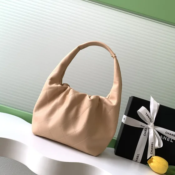 Chanel Coccinelle Beige Hobo