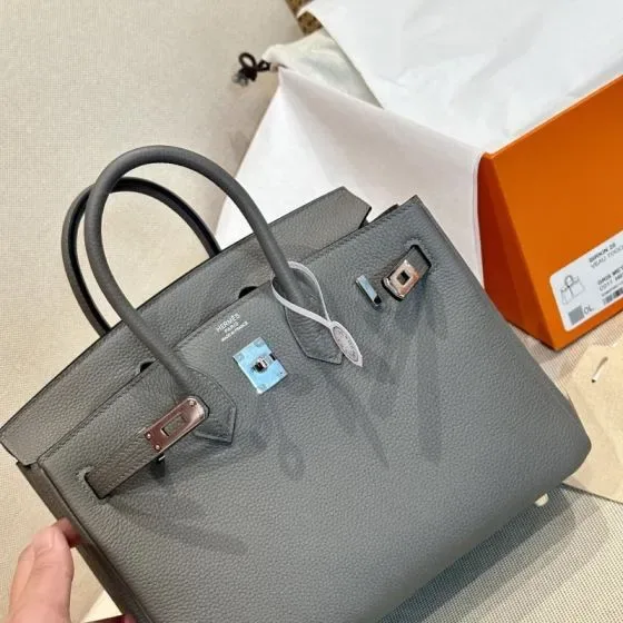 Hermes Birkin Grey Top Handle
