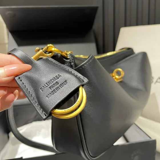 Balenciaga Rodeo Mini Hobo Skuldertaske Sort Skuldertaske