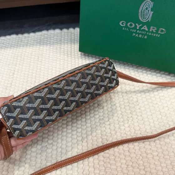 Goyard Cap-Vert Pm Bag Negro/Marrón Crossbody