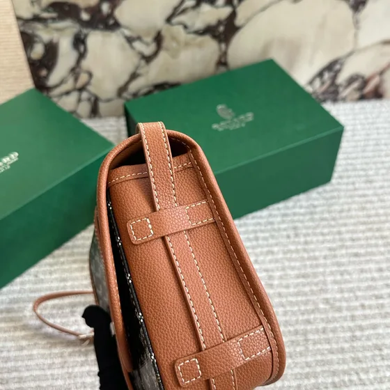 Goyard Belvedere Pm Preto/Tan Crossbody