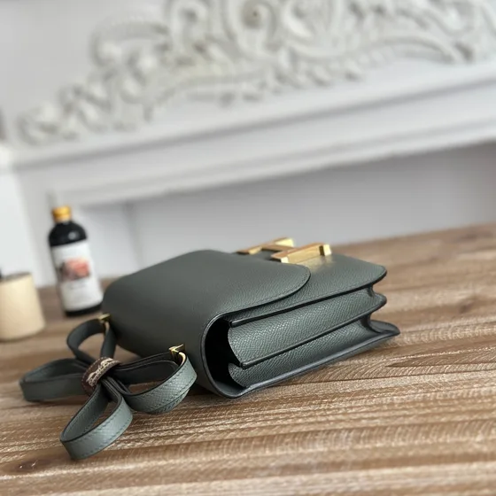 Hermes Constance Grayish Yeşil Crossbody