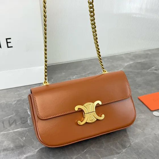 Celine Triomphe Blanco Bolso bandolera
