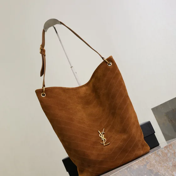 YSL Le 5 À 7 Hobo Bag Caramel Marrom Hobo