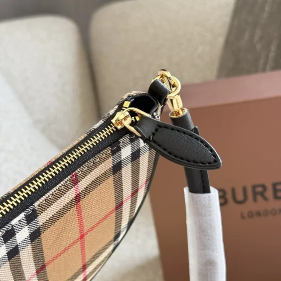 Burberry Vintage Check Mini Sac épaule Archive Beige Sac épaule