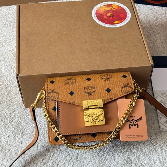 MCM Millie Crossbody Cognac Crossbody