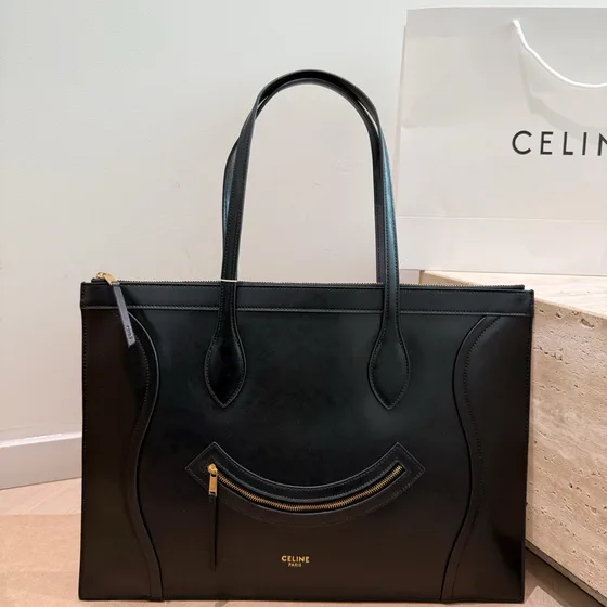 Celine Luggage Tote Blu Borsa tote