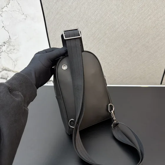 Bottega Veneta Intrecciato Sling Backpack Dark Grey Crossbody