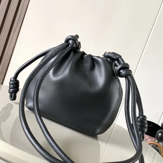 Loewe Flamenco Purse Nero Borsa a spalla