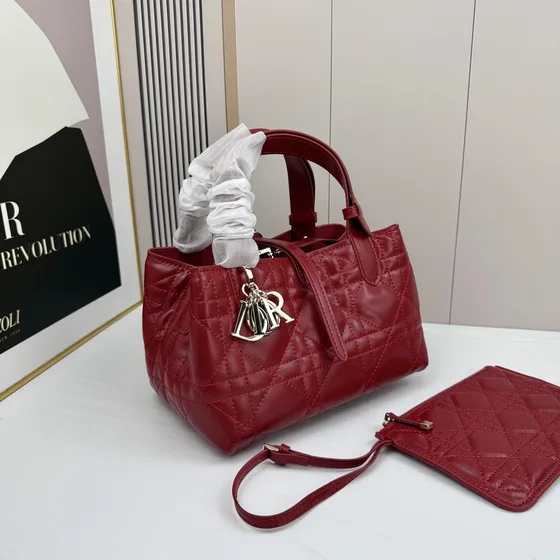 Dior Dior Toujours Rød 23cm Shoppertasketur
