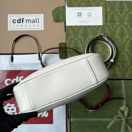 Gucci Gucci Bamboo Diana Small Bolsa de ombro Branco Bolsa de ombro