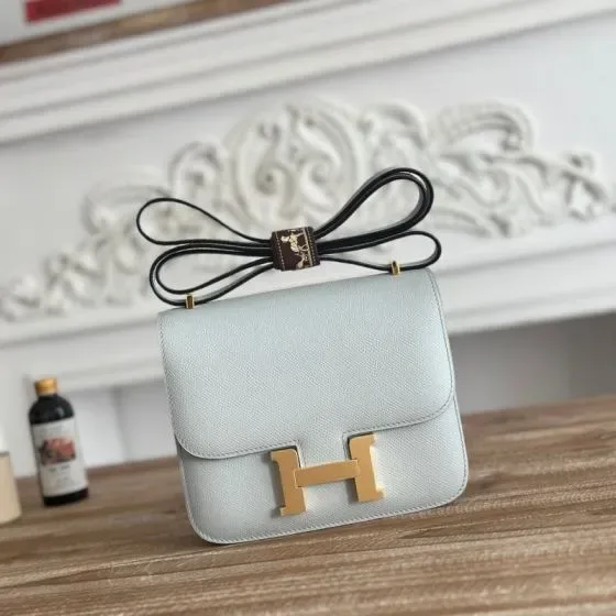 Hermes Constance Light Blue Crossbody