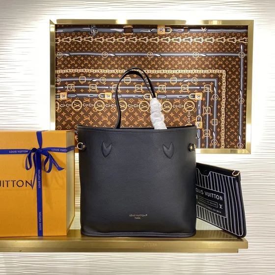 Louis Vuitton Neverfull Brown Tote Bag