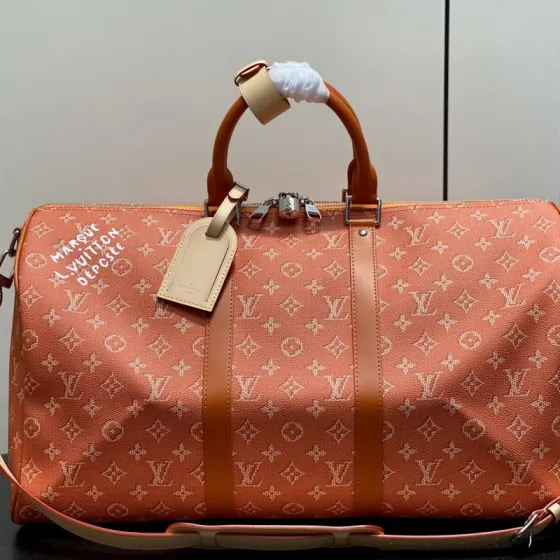 valise M26865 50 Keepall Bandouli re 50 M26865 26864 26866 Monogram Heritage gx Marque L Vuitton D pos e Louis Vuitton 29 x 23
