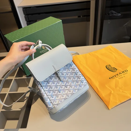 Goyard Alpin Mini Ryggsekk Hvit Ryggsekk