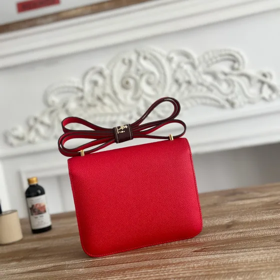 Hermes Constance Đỏ Shoulder Bag