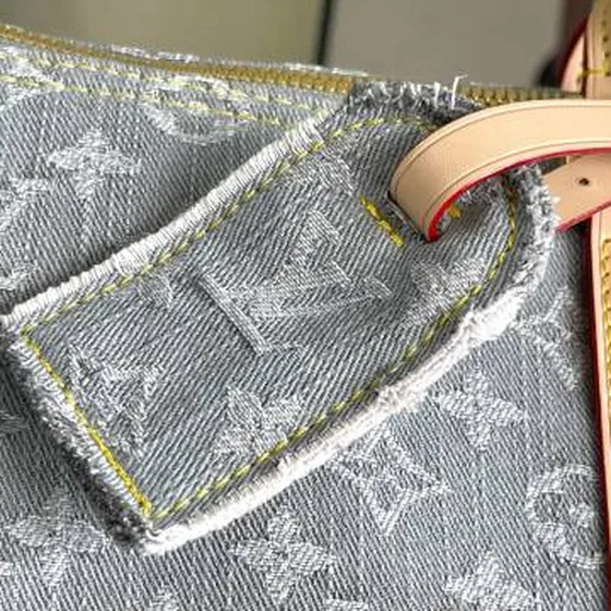 Louis Vuitton Keepall Bandouliere 45 Monogram Denim Bleu 45 travel