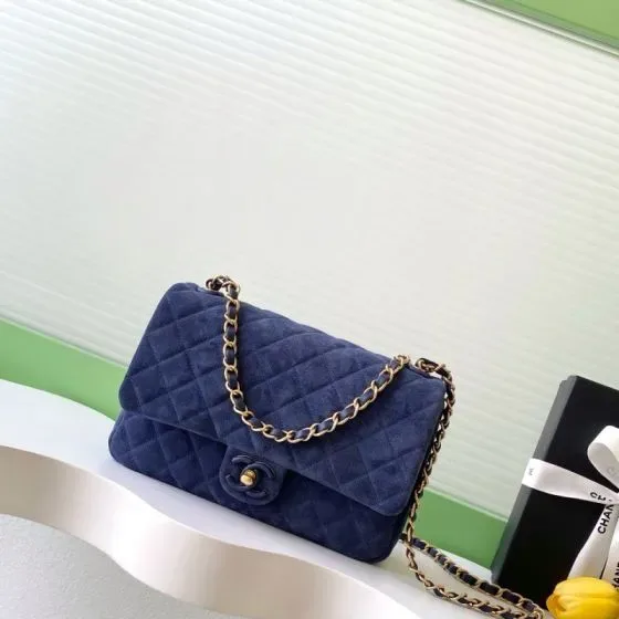 Chanel Classic Flap Navy Blue Flap Bag