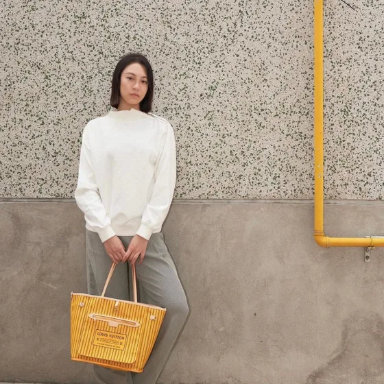 Louis Vuitton Neverfull Bruin Tote tas